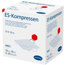 hartmann h Hartmann ES-Kompressen 10 x 10 cm, 12-fach, steril 5 x 20 Stück)