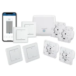 HOMEMATIC IP Starterset Beschattung für 4 Rollläden & Markisen