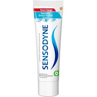 Sensodyne Sensitiv Extra Frisch Zahncreme, tägliche Zahnpasta, bei schmerzempfindlichen Zähnen, 75ml
