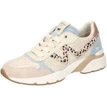 Mustang 1512302 Damen Wide Beige/Blau 37