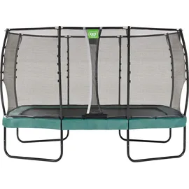 EXIT TOYS Allure Premium Trampolin 214 x 366 cm inkl. Sicherheitsnetz Grün