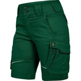 Triuso Leibwächter Kurzehose DAMEN Shorts Flex Line, grün/schwarz 34 FLXDK2134