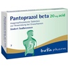 Pantoprazol beta 20 mg acid magensaftres.Tabletten