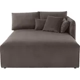 andas Ottomane »Nöre«, Lounge-Modul - zum eigenen Zusammenstellen, Breite 138cm, Tiefe 168cm, braun