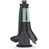 Joseph Joseph Elevate Küchenhelfer-Set 6-teilig mit drehbarem Ständer salbeigrün