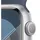 Apple Watch Series 9 GPS 45 mm Aluminiumgehäuse silber, Sportarmband sturmblau M/L