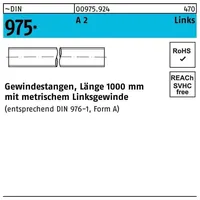 REIDL ~DIN 975 Links Gewindestangen, Länge 1000 mm mit