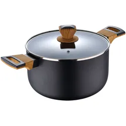 Topf mit Deckel EARTH BLACK - bunt