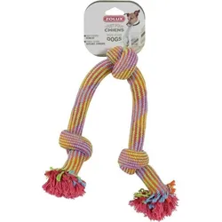 Zolux Rope toy 3 knots color 48 cm, Hundespielzeug