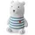 La Vida Kuscheltier Eisbär 30 cm Weiß
