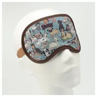 BEAZZ Schlafmaske Schlafmaske, Augenmaske, Schlafbrille - Hunde, Bequem - Perfekte Abdunklung, 1-tlg., HANDMADE IN GERMANY blau