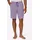 Schlafhose gestreift royalblau/kirsche 48/50
