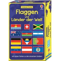 Usborne Verlag Puzzle Entdecker-Karten: Flaggen und Länder der Welt, Puzzleteile