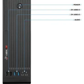 Kiebel kiebel.de PC Energie-Spar PC [20Watt PC Slim 12] Intel Core i5-12400T, 16GB DDR4, Intel UHD Graphics 730 Grafik, 1TB SSD, WLAN, Windows 11, Desktop PC