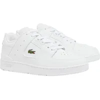 Lacoste Damen Sneaker - COURT CAGE, Turnschuhe, Logo, Echtleder Weiß 37