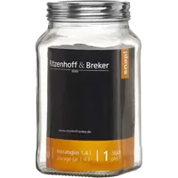 Ritzenhoff & Breker Vorratsglas "VIO", eckig, 1,4 Liter,