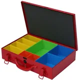 ADB Sortimentskoffer Metall Sortierkasten Kleinteilemagazin 9 Systemfächer