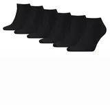 Tommy Hilfiger Sneakersocken 6er Pack Schwarz 39-42