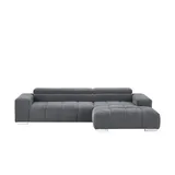 U N O Sports uno Ecksofa grau ¦ Maße (cm): B: 303 H: 70 T: 185.0