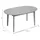 miliboo Ovaler Ausziehtisch 150-200 x 76 x 90 cm Eiche