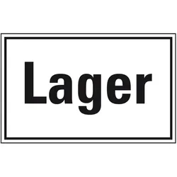 Schild I Türhinweisschild Lager, Kunststoff, 300x200mm