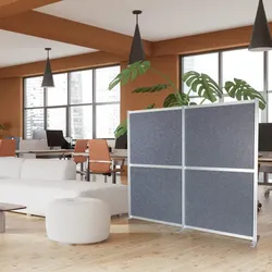 HJH Office GmbH Akustik-Trennwand-System FLEXMIUT 167x192 gr 4064323037484 hjh VCM