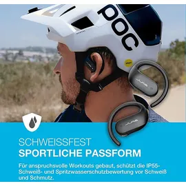 JLab JBuds Open Sport 2, In-ear Kopfhörer Bluetooth Schwarz