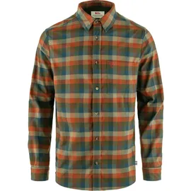 Fjällräven Lappland Stretch Flanellhemd Laurel Green/Autumn Leaf XXL