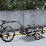 Homcom Transportanhänger schwarz