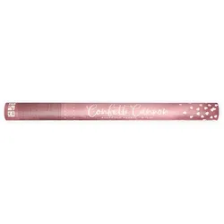 Konfetti Kanone roségold Herzen 60 cm