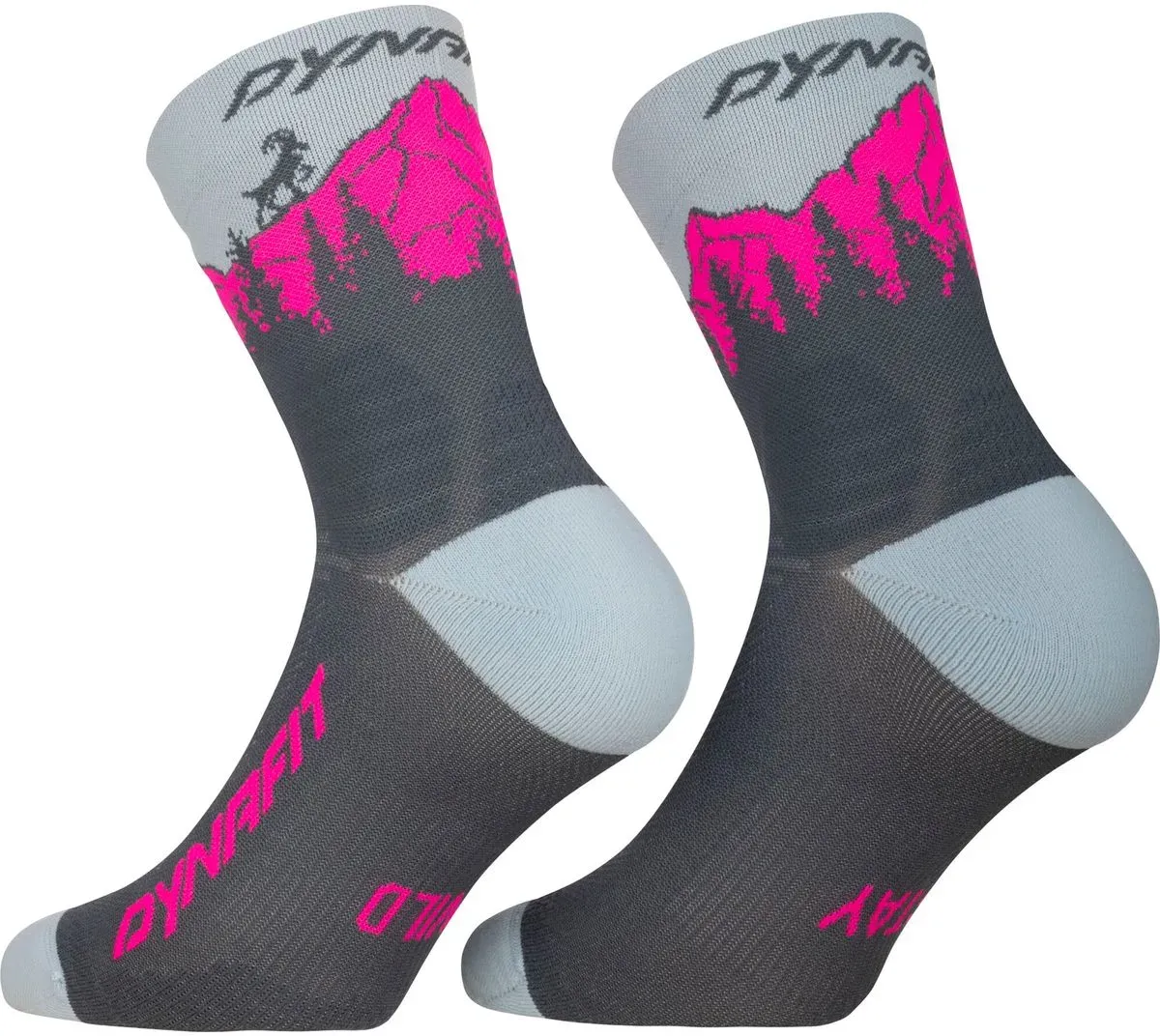 Dynafit Traverse Mid Socks cinder pink glo/6070 (0721) 35-38