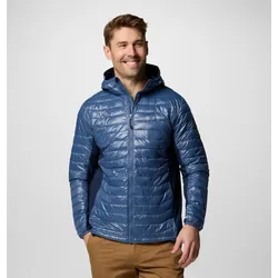 Steppjacke COLUMBIA, Herren, Gr. L, schwarz mountai, Obermaterial: 100% Nylon. Futter: 100% Nylon, sportlich, Jacken