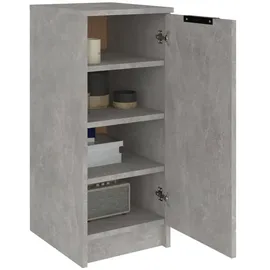 vidaXL Schuhregal 30 x 70 x 35 cm grau / betongrau
