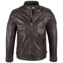 Rock Creek Lederjacke dunkelbraun 3XL