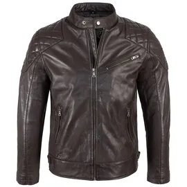Rock Creek Lederjacke dunkelbraun 3XL