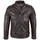 Rock Creek Lederjacke dunkelbraun 3XL