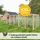 zooprinz Hühnerstall Happy Huhn XXL 300 x 121 x 152 cm braun