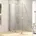 Pure Walk-In Duschtür links 120 x verschiedene Größen silber teilmattiert XT0103069301881