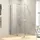 Hüppe Xtensa Pure Walk-In Duschtür links 120 x verschiedene Größen silber teilmattiert XT0103069301881