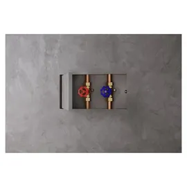 Hansgrohe XtraStoris Safe Wandnische 150x300x100mm mit befliesbarer Tür und integriertem Absperrventil