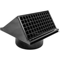 Wolf Wandhaube DN160 Farbe: schwarz, für CWL 2575807