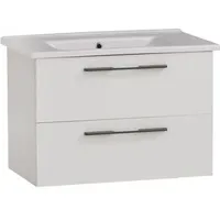 Schildmeyer Waschtisch Maxim, weiß, mit Einsatzwaschbecken weiß, (B/H/T) 65x54x45cm