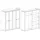 masseno Drehtürenschrank EVOLETTA 200 x 216 x 62 cm Grün