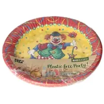 Papstar Pappteller rund Durchmesser 23 cm 10 St. Clown