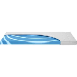 Ergodream Hn8 Gelschaum-Topper Top Klima Gel 200 x 200 cm Weiß
