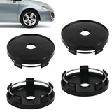 4 Stück Nabendeckel Compatible with 60mm Radnabendeckel Radnabenabdeckung ABS Nabenkappen Felgendeckel Radnabenkappen mit Schlitzschraubendreher