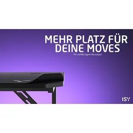 ISY IGD-1000 Gaming Tisch Schwarz