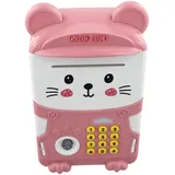 Auratrove Elektronisches Sparschwein, ATM-Simulation, automatische Induktions-Spardose mit Fingerabdruck- und Passwortsicherheit für Kinder, große Kapazität, Geldaufbewahrung, Spielzeug, 20 cm