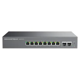 Grandstream GWN7721P 8 Ports 2.5GbE PoE+ 10Gbps Unmanaged VLAN QoS Switch