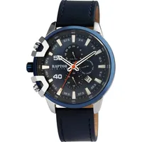 Raptor Limited Herren Multifunktionsuhr "Arve" mit Lederarmband
